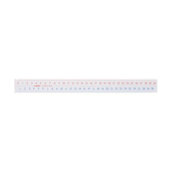 (まとめ) ライオン事務器 ピックアップ定規30cm L-10 1本 (×30セット)