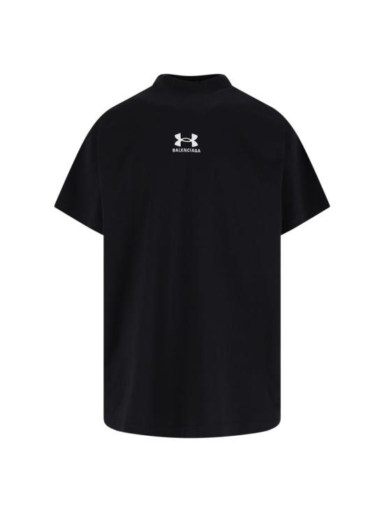 BALENCIAGA Men T-Shirts 787349 TRVB7 9034 Black