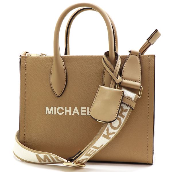 ショルダーバッグ レディース 2Way ハンドバッグ MIRELLA ショッパー クロスボディ エクストラスモール キャメル 35S4G7ZC5L CAMEL