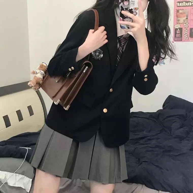 オールインワンセットアップセットアップセーラー服 セットアップ 可愛い 文化祭 JK制服 女子高校生 ハロウィン 蝶ネクタイ付き 学園祭 セットアップ女子高生 イベント 学生服 4点上下セット 制