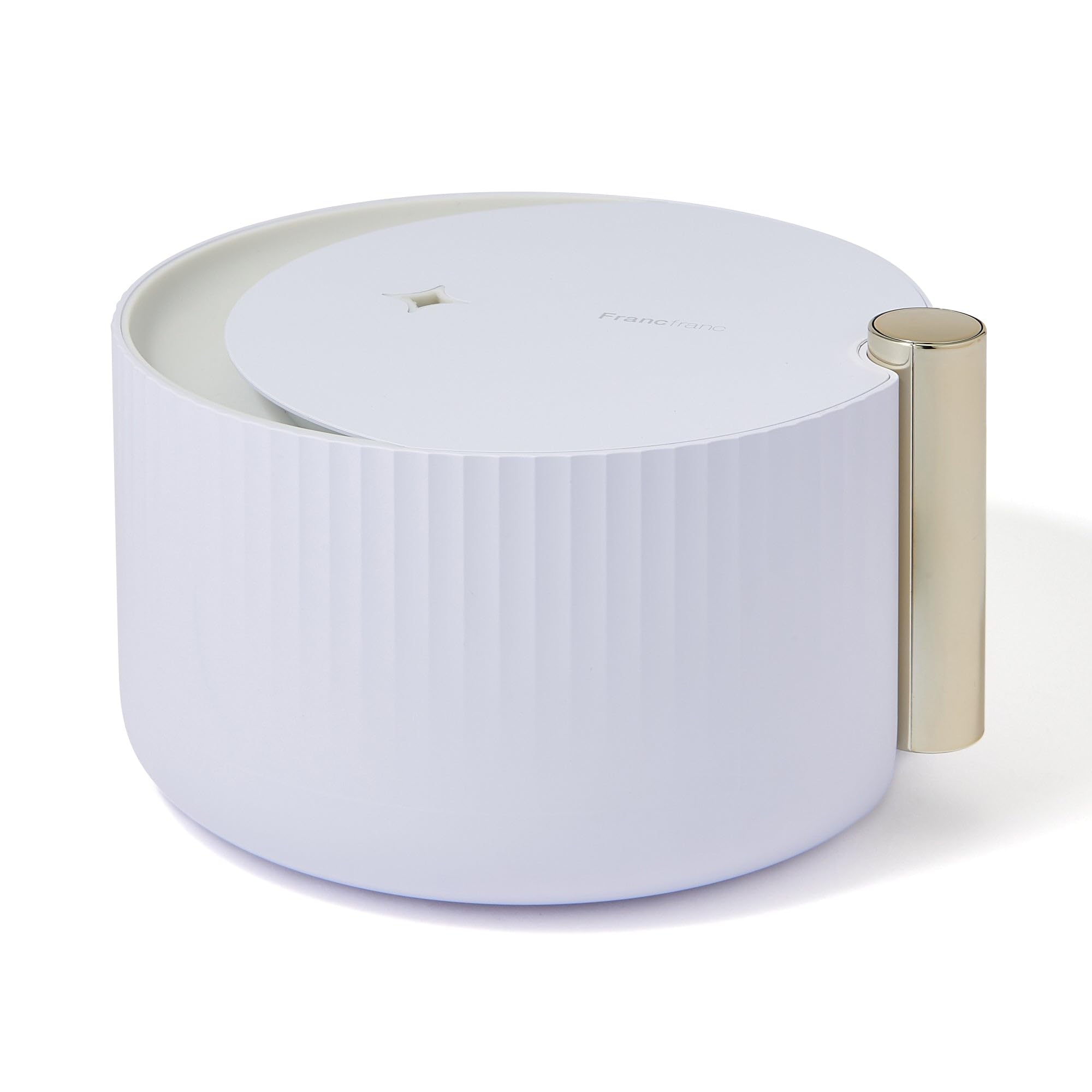 Francfranc フランフラン ルナ 超音波式加湿器 ライトブルー 650ml 上部給水 OFFタイマー 照明機能 アロマ対応