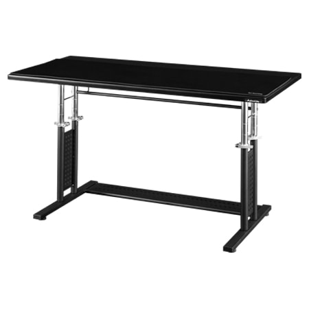バウヒュッテ ゲーミングデスクHD ミドル (幅120cm×奥行55cm) ブラック BHD1200HDMBK