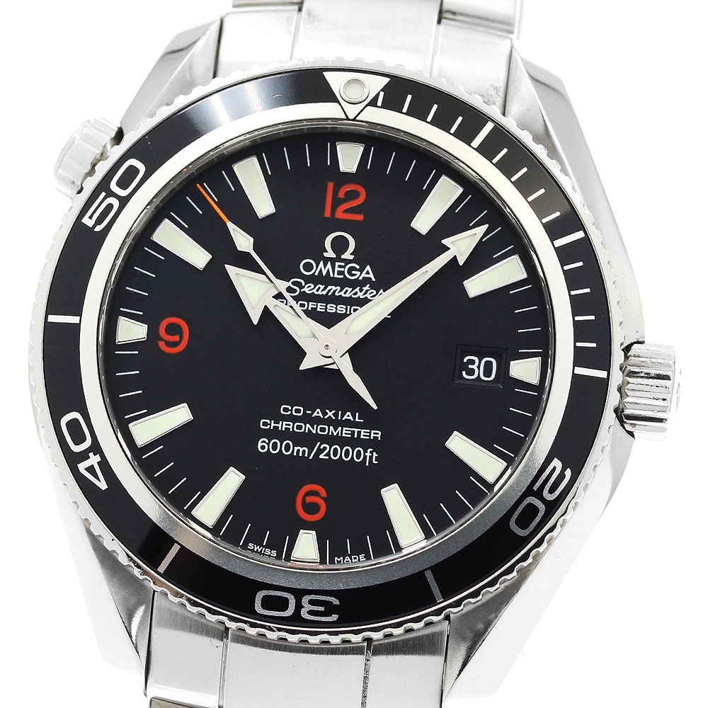 オメガ OMEGA 2201.51 シーマスター プラネットオーシャン デイト コーアクシャル 自動巻き メンズ _894932【中古】