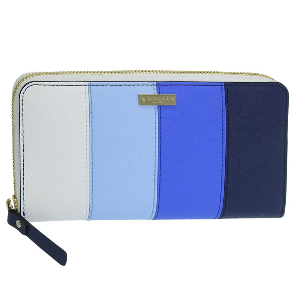 [訳ありアウトレット] ケイトスペード レディース 長財布 アウトレット レザー マルチカラー CEDAR STREET STRIPE LACEY PWRU4975-416 KATE SPADE pw