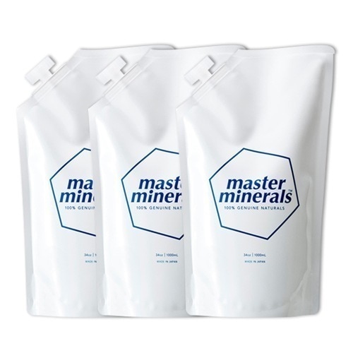 3個セット マスターミネラル 原液1000ml 希釈用 詰め替え マルチクリーナー 洗浄剤 洗剤 油汚れ 手 消臭 手指 安心　天然 ミネラル 洗剤