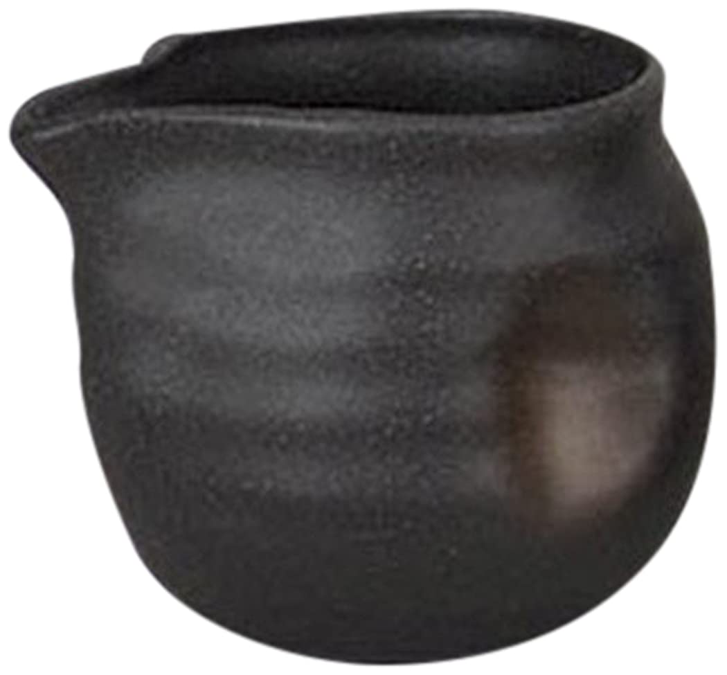 10個セット 調味料入 黒備前汁次(中) [9.5 x 7.8cm 250cc] 【料亭 旅館 和食器 飲食店 業務用 器 食器】