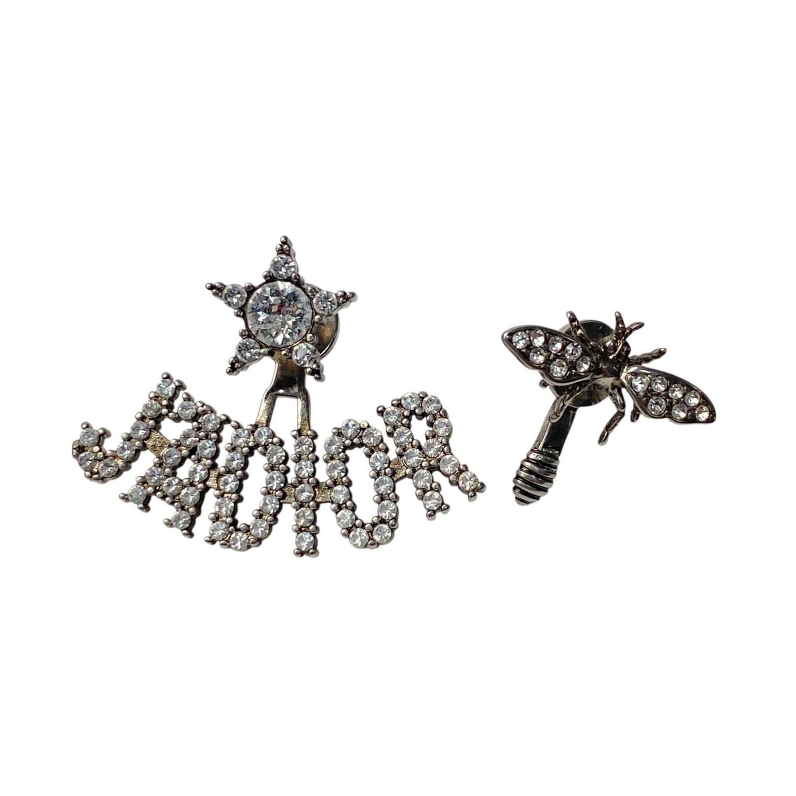 ディオール DIOR JADIOR ピアス スター Bee 蜂 ストーン レディース