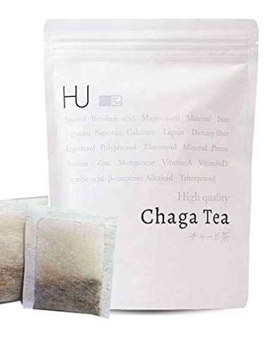 HU チャーガ 茶 ティーパック 60g (2g30包入り) ロシア産チャーガ100%使用 無添加 健康茶 ノンカフェイン 国内精製 チャーガティー