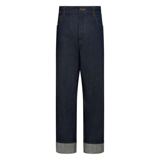 THOM BROWNE Men Denim Pants MTU345S F1101 415 BLUE