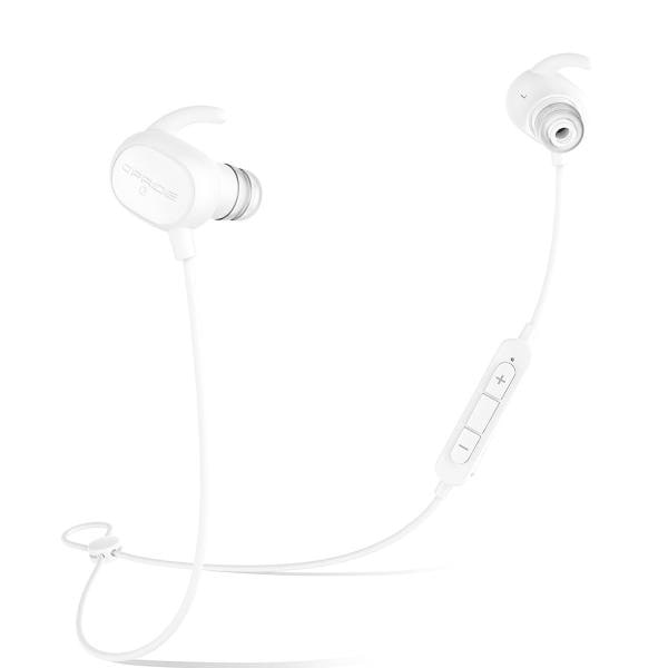 Bluetooth イヤホン iphone7 対応 ブルートゥース 4.1 高音質コーデック対応 軽量 防塵防水 ノイズキャホワイト