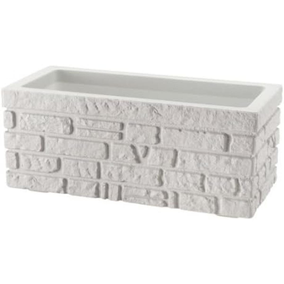 【I】【法人限定】リッチェル タウンプランター 100型 割石積 底面給水機能付き 大型プランター 【北海道・沖縄・離島 配送不可】