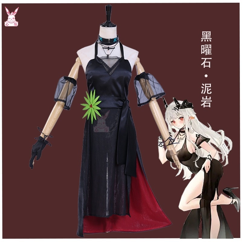 明日の方舟手遊びcos服装音律連覚黒曜石泥岩コスプレ女装