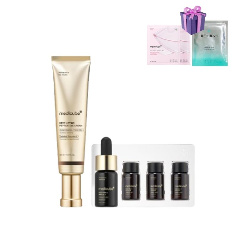 【正規品】 高含量 ディープ 基礎 2種 セット/ ディープ ビタC アンプル 2.0 + リフティング アイクリーム／+ GIFT PDRNマスクパック１枚