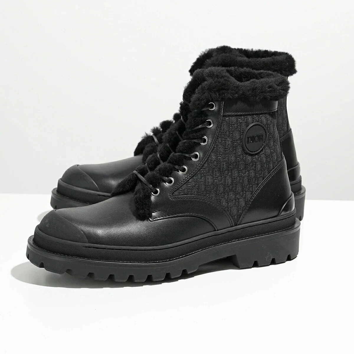 【大きいサイズ限定特価】Dior ディオール アンクルブーツ 3BO257ZRP メンズ サイズ44 オブリークジャガード ロゴ レースアップ 靴 969 64,893円