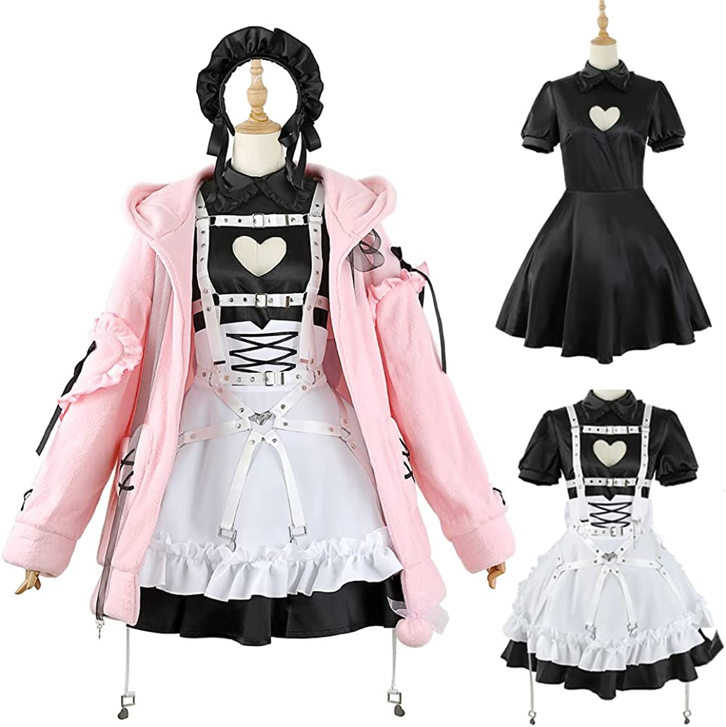 にじさんじ 魔界ノりりむ コスプレ ハロウィン 地雷 サキュバス メイド服 コスプレ衣装 コスチューム　仮装