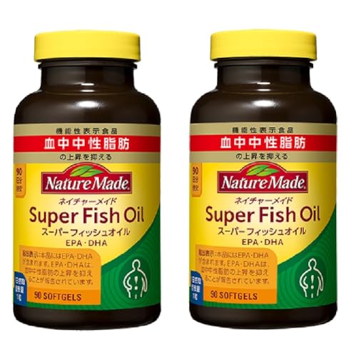 大塚製薬 ネイチャーメイド スーパーフィッシュオイル(EPA/DHA) 90粒 × 2本セット [機能性表示食品(成分評価)]180日分