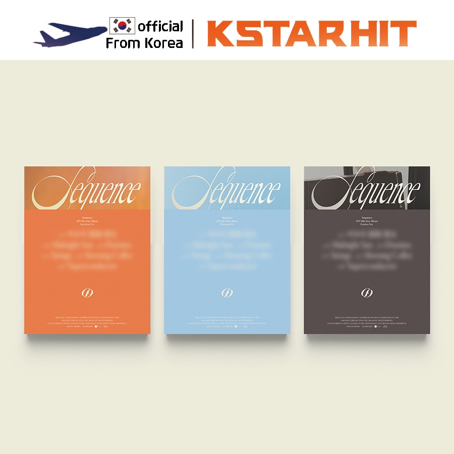 (3種セット) SF9 - Sequence (13枚目のミニアルバム)