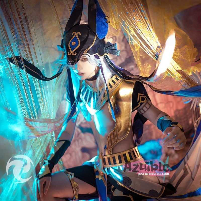【Azuiblc】原神 セノ コスプレ衣装 Cyno スメール/沈黙の殿 アヌビス コスチューム イベント