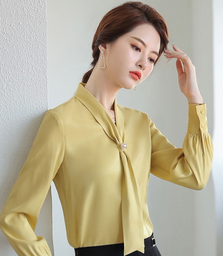 トップス デート シャツ ブラウス 光沢感 可愛い きれいめ 上品 おしゃれ かっこいい 可愛い ラブリー キュート ガーリー クール モード系 セクシー エレガント 存在感 フォーマル
