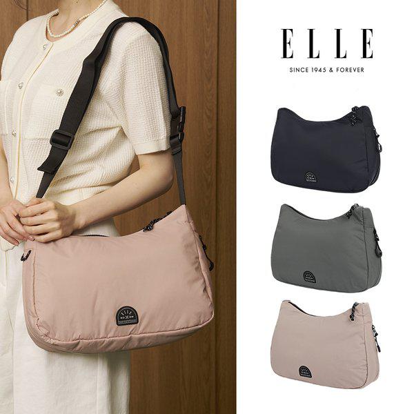 [25年新商品] トラベル軽量ナイロンホーボークロスバッグ 旅行用 オフィスワーカー バッグ