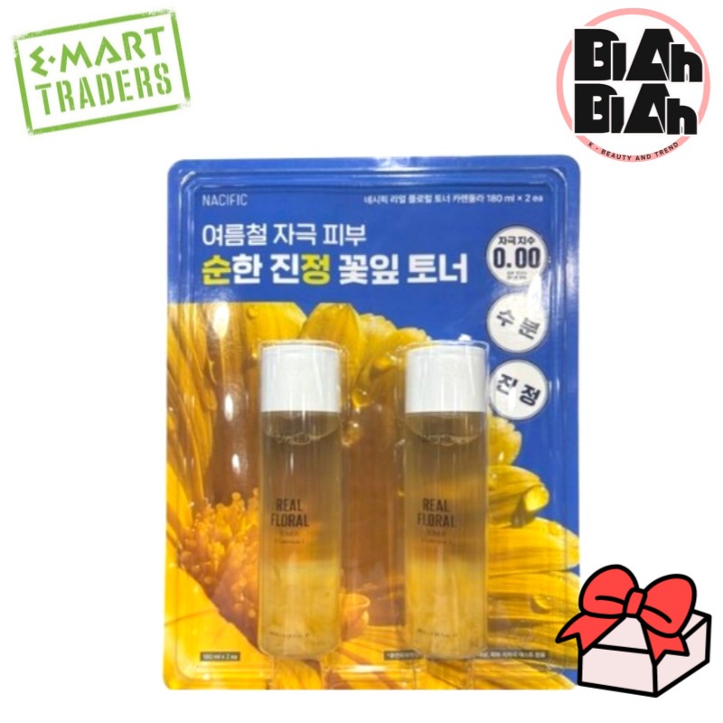 【韓国コストコ/トレーダーズ純正品 並行輸入品】 フローラル カレンデュラ トナー 180ml×2 韓国コスメ 敏感肌用化粧水 保湿トナー 低刺激スキンケア 5,355円