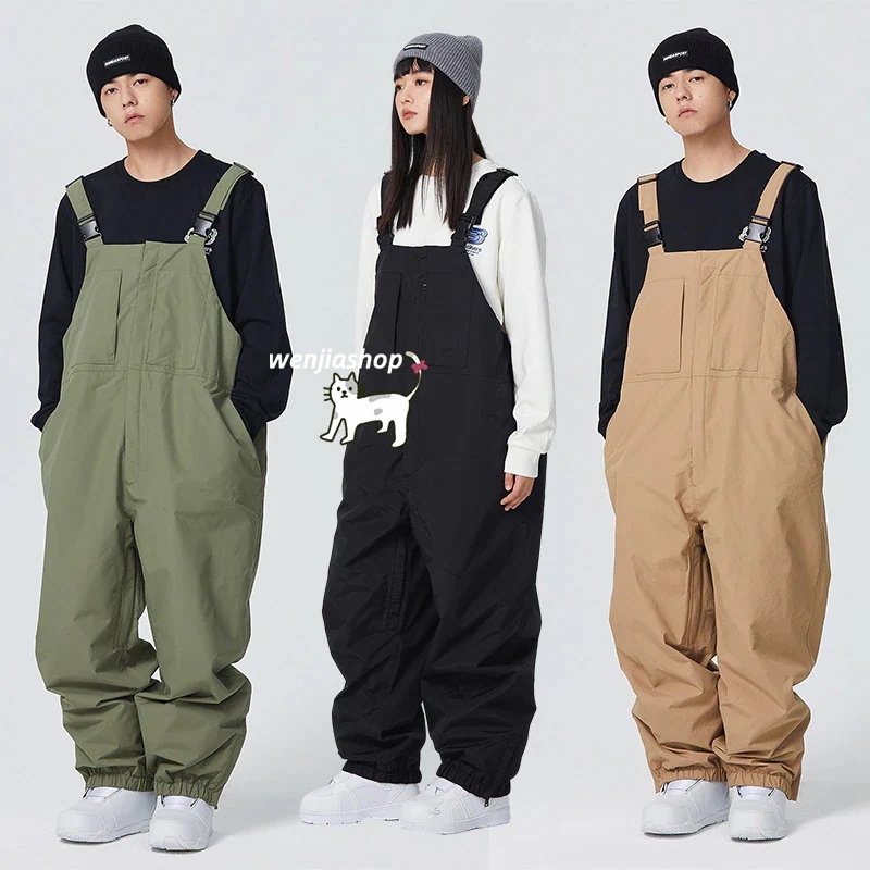 【急速出荷!】スノーボードウェア つなぎ 上下 メンズ レディース 男女兼用 2023 2024新作 3L オールインワン パンツ スノボウェア スノーウェア スキーウェア スノボーウェア 韓国風 防