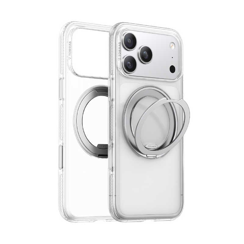 TORRASトラス　Torras - Ostand O3 Fitness Case for iPhone 17 Pro クリア　X00FX2935
