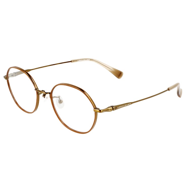 レディース メガネ lo2520lbj-743 眼鏡 ジャパンフィット 女性用 セル巻き オクタゴン 型 メタル 軽量