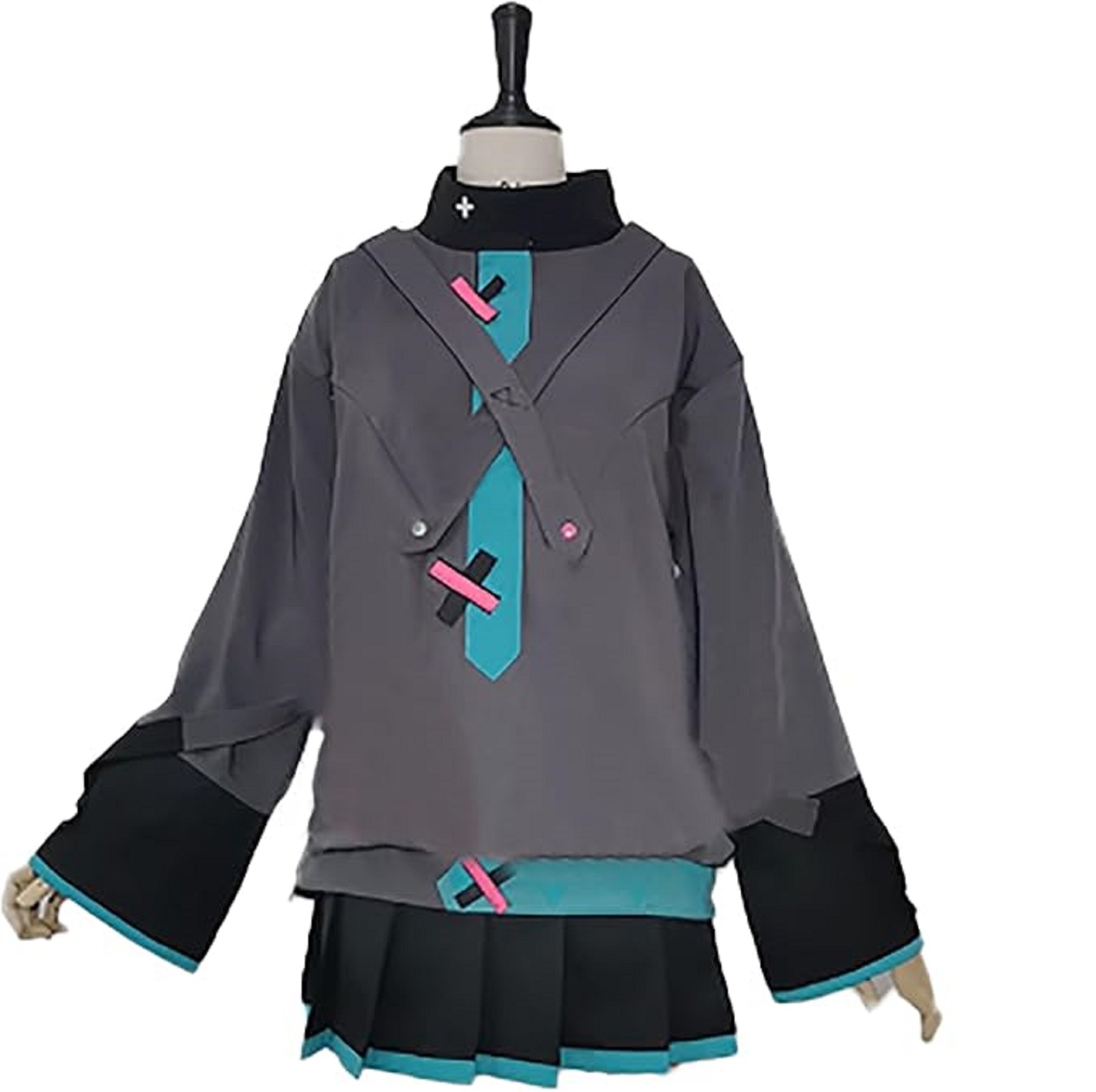 劇場版 壊れたセカイと歌えない ミク 初音ミクコスプレ衣装 撮影用 クリスマス ハロウィン　イベント仮装 　コスチューム