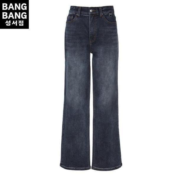 聖書 HC04 秋冬 女性 裏起毛 ルーズフィット ジーンズ 女性 ウエストインバンド 裏起毛 ルーズフィット (S42515872)