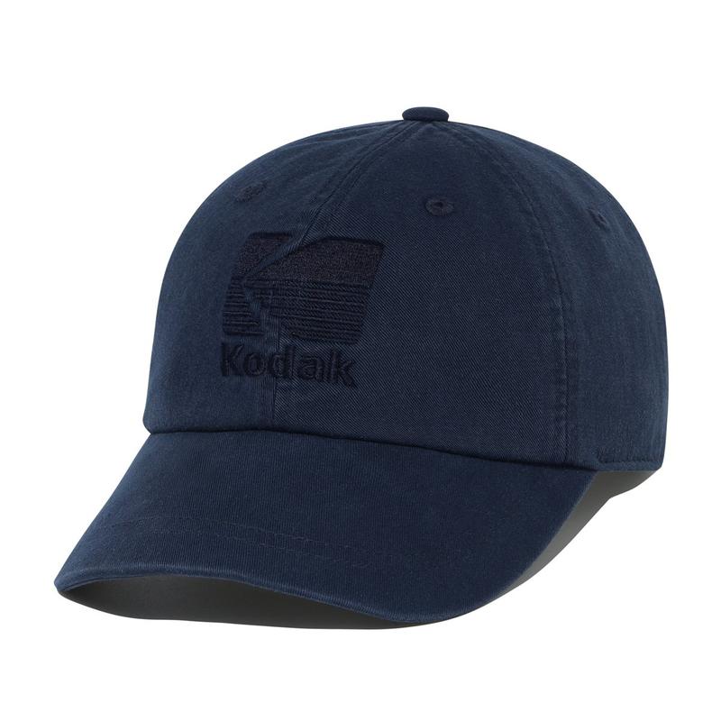 [公式]リラックスフィット トーンオントーン ロゴ 刺繍 ボールキャップ NAVY