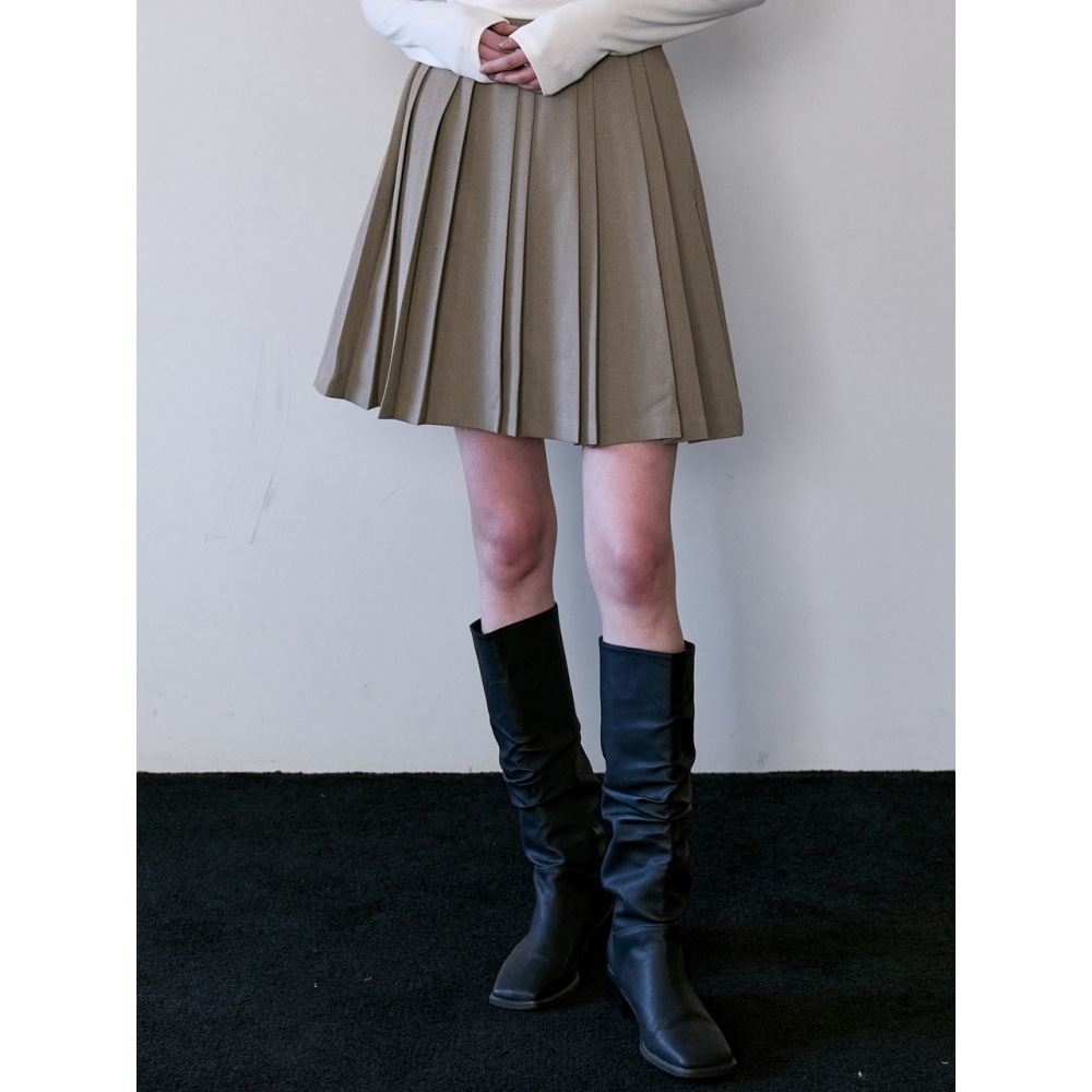 アムールモアツイルプリーツスカートグレー amr178 9,224円