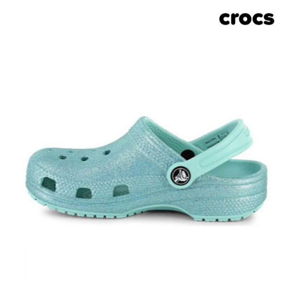 クロックスクラシックグリッタートドラーサンダル/スリッパ(206992-4SS)