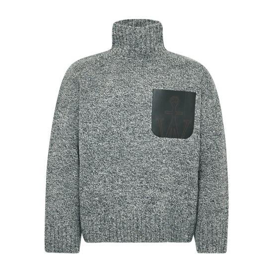 JW ANDERSON Men Sweatshirts KW1234 YN0367 929 GREY BLACK