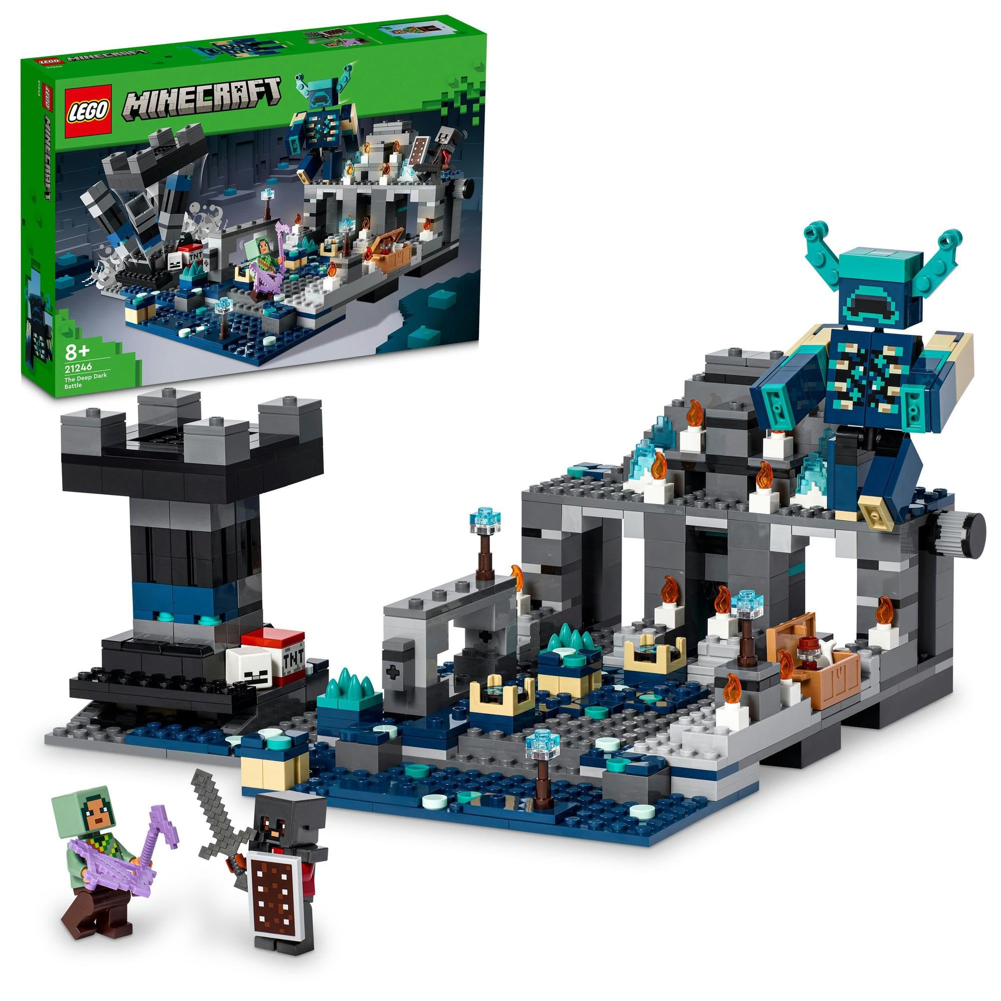 レゴ(LEGO) マインクラフト ディープダークの戦い おもちゃ 玩具 プレゼント 誕生日 ブロック クリスマス 男の子 女の子 子供 8歳 9歳 10歳 小学生 マイクラ Minecraft グッズ