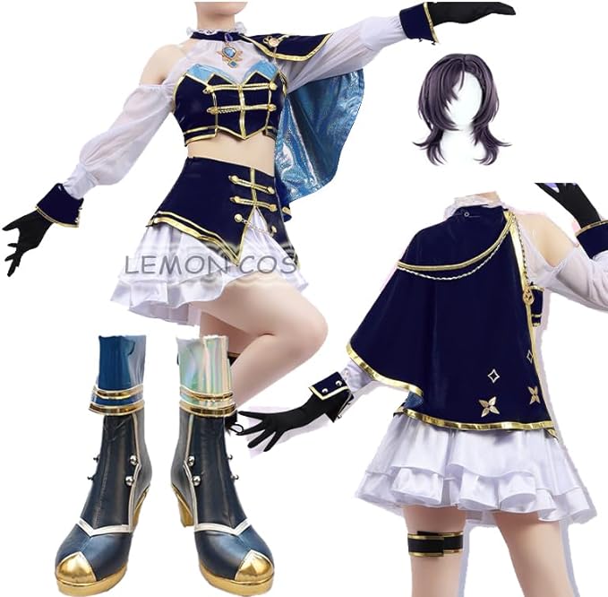 相羽 ういは コスプレ 衣装 うはい VTube Yutuber 新しい制服 全セット 高級品 衣装+ウィッグ+靴