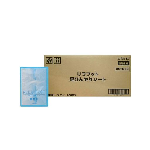 ウテナ業務用品 【まとめ買い】 リラフット 足ひんやりシート 400枚