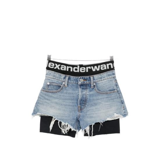 ALEXANDER WANG Women Shorts & Burmudas 4DC3264302 427D BLUE