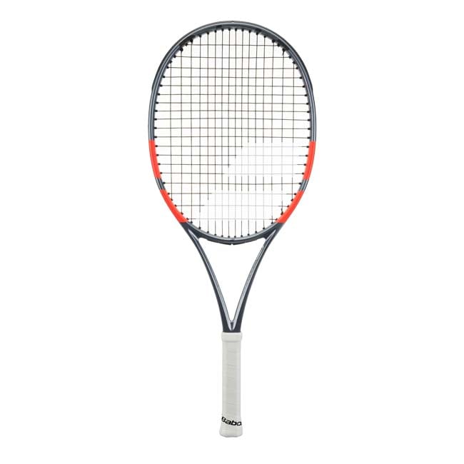 バボラ(Babolat) 2025 PURE STRIKE JR26 ピュアストライク ジュニア26 (250g) 海外正規品 硬式テニスジュニアラケット 140526-1100グレー×Nレッド