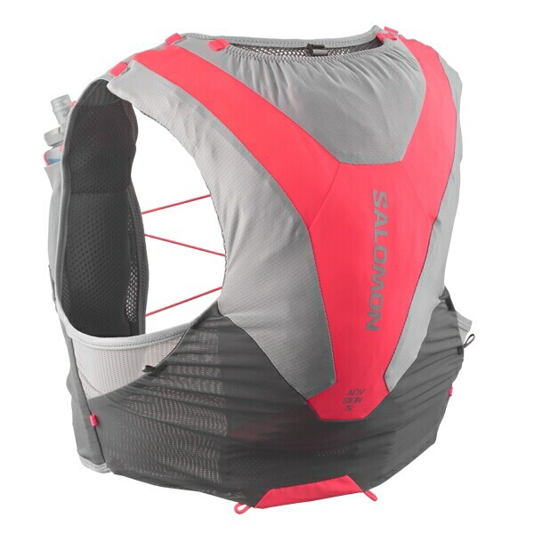 ADV SKIN 5 ユニセックス ランニングベスト M CASTELROCK/ALLOY/NEON FLAME #LC2465300
