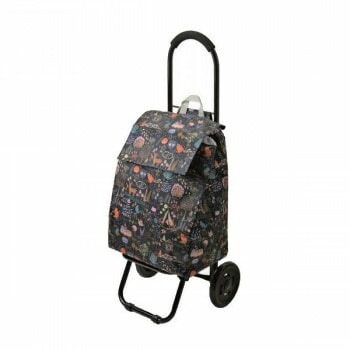 CHARMISS ショッピングカート メルヘンチック柄 15-5016 ブラック