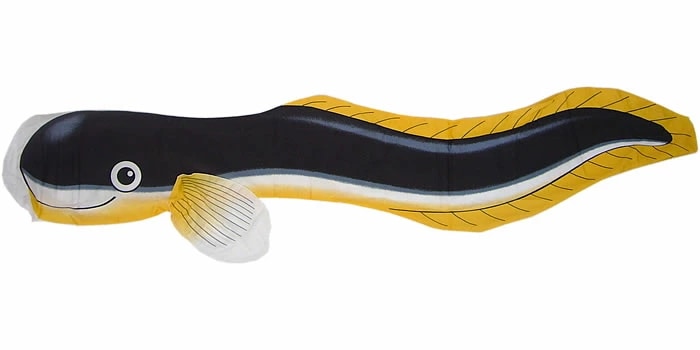 【鯉のぼり【D093】リアル！おさかな　な　なかまシリーズ【うなぎのぼり】【新作】【秀光】【限定品】