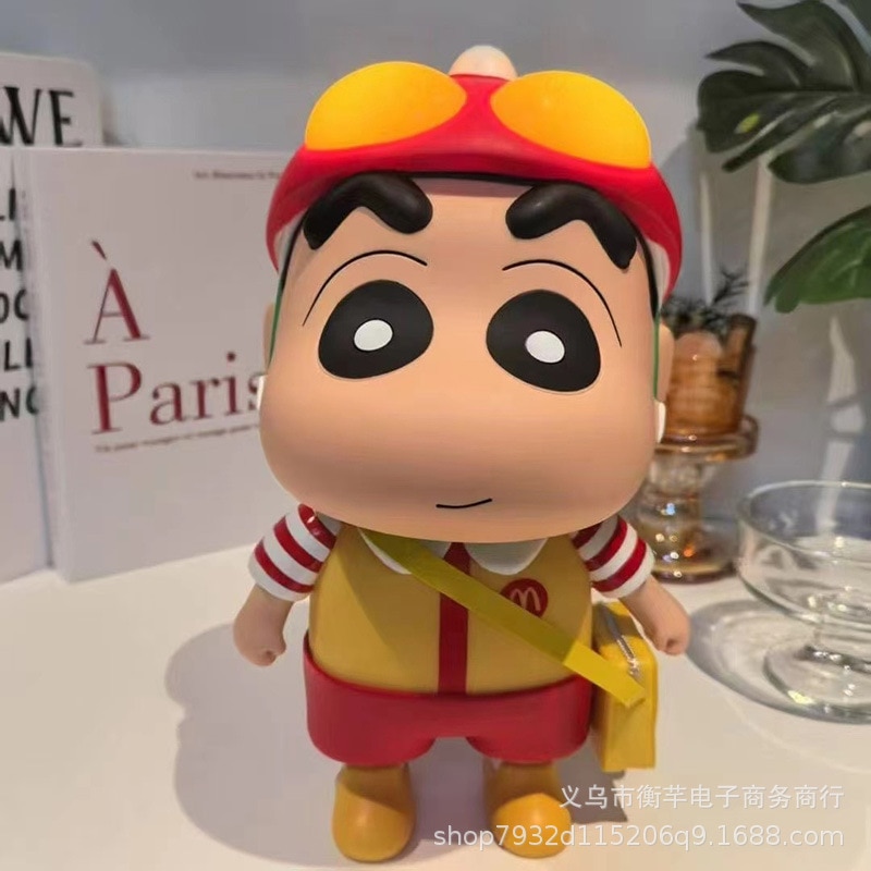 【急速出荷】発光金アーチしんちゃんクレヨンしんちゃんグッズフィギュアおもちゃマクドナルドビートライトプレゼント