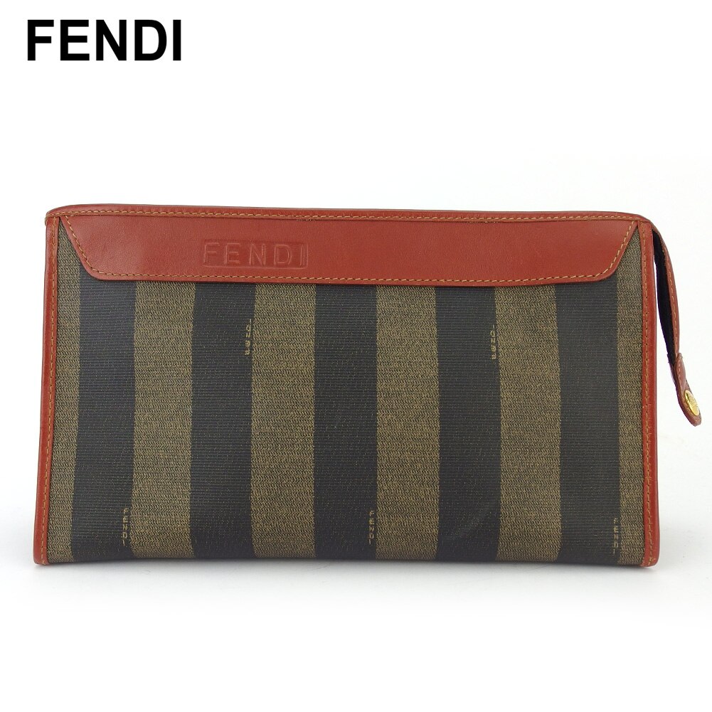 クラッチバッグ セカンドバッグ ペカン レディース メンズ ブラウン ベージュ ブラック 中古