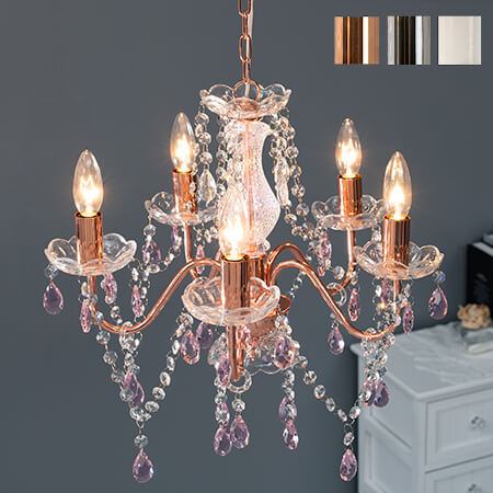 シャンデリア 照明 おしゃれ led 電球 モダン 北欧 天井 軽い リビング 寝室 5灯