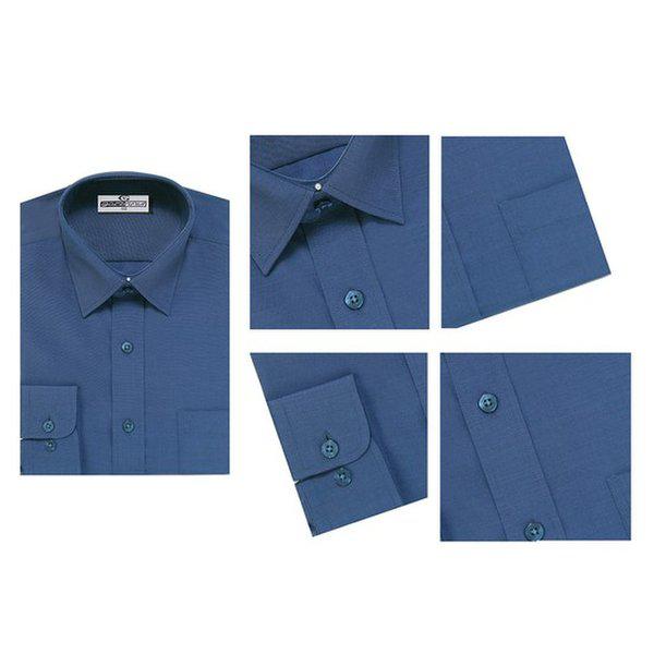 メンズベーシックモーダルカラーネック長袖ワイシャツ SJ-SHA-670