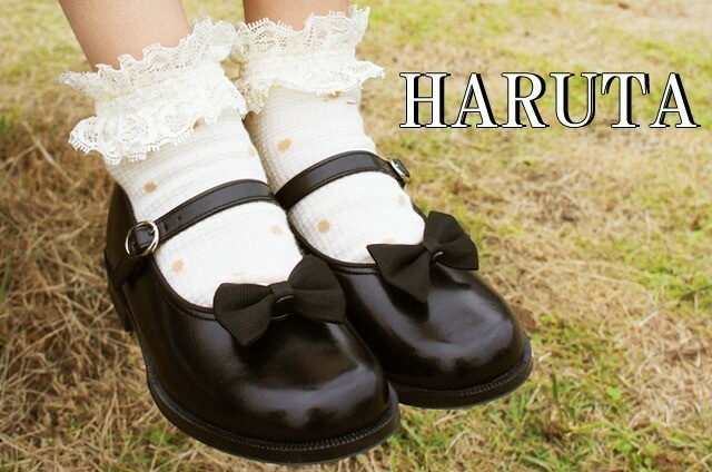 ハルタ キッズ フォーマル HARUTA KIDS 4817 クロ ジュニア 女の子 ベルト リボン BLACK 黒