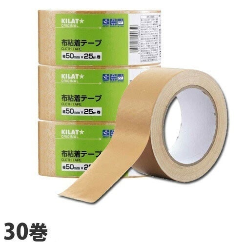 GRATES 布テープ 厚さ0.21mm 幅50mm長さ25m 30巻 4,736円