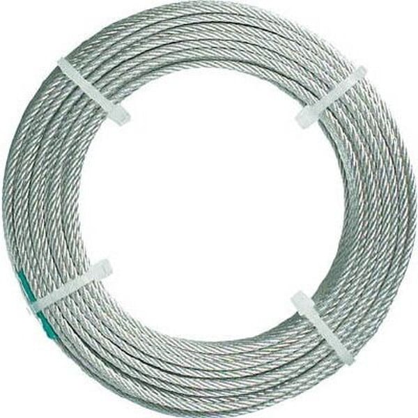 CWC-15S50 ステンレスワイヤロープ ナイロン被覆 (Φ1.5 (2.0) mmX50) メーカー直送