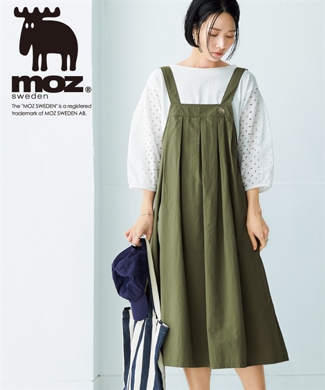ジャンパースカート ｍｏｚ モズ ナイロンワッシャージャンパースカート